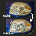 Kit rénovation phare voiture - Rénovation optique de phare - redonne clarté et luminosité à vos phares
