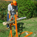 Chevalet de sciage pliable à griffes – chevalet pour couper du bois - porte-bûches pour coupe – charge max 150kg