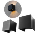 2 Appliques Murales LED Interieur Exterieur - 12W - 3000k lumière chaude - Dimmable - Angle de Faisceau Réglable - Étanche IP65