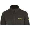 Pull Polaire 1/4 Zip Buté Black Stanley – Chaud, confortable et polyvalent, idéal pour le travail et les activités extérieures