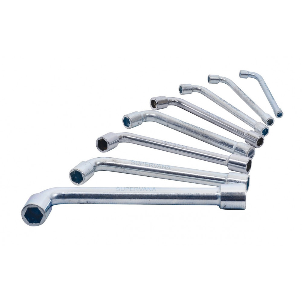 Jeu De 9 Clés à Pipe - Tailles 3 à 10 Mm, Acier Chrome Vanadium, Fabriqué En Allemagne