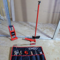 Kit outils plaquiste pro - 10 Outils - Couteau isolant - Cale plaque - Pince - Cutter - Cisaille - Scie cloche - Porte embout