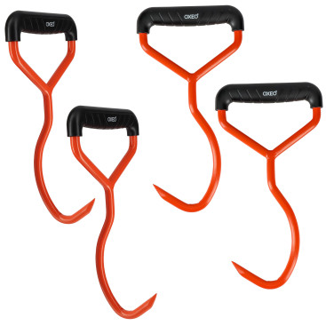 Lot de 4 crochets de levage pour buches