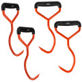 Lot de 4 crochets de levage pour buches