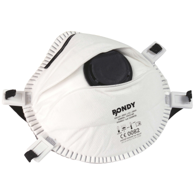 Masque antipoussieres ffp3 avec coque et valve 