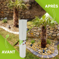 Toile géotextile longueur 30Mx1M blanc - Densité 150g/m² - Indéchirable - Anti-Mauvaises Herbes - Paillage, systèmes de Drainage