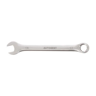 Clé mixte, acier au chrome vanadium, satinée, diamètre 14 mm - AUTOBEST