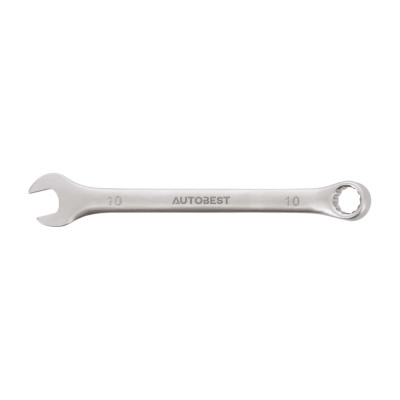 Clé mixte, acier au chrome vanadium, satinée, diamètre 10 mm - AUTOBEST