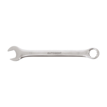 Clé mixte, acier au chrome vanadium, satinée, diamètre 19 mm - AUTOBEST