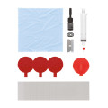 Kit réparation pare brise professionnel - 17 pièces