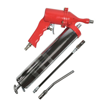 Pompe a graisse pneumatique rouge - AUTOBEST