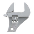 Clé à molette 12 longueur 300 mm acier chrome vanadium satinée, graduée,gainée - AUTOBEST