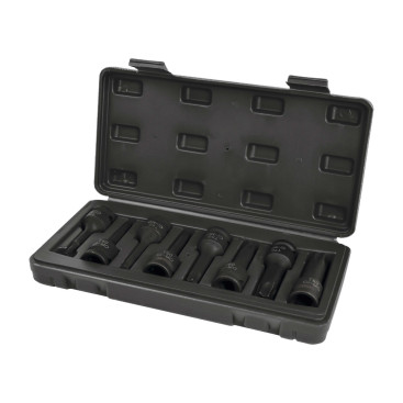 Coffret 8 douilles TORX à choc - carré 1/2"
