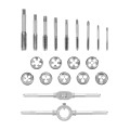 Coffret 20 pièces 9 tarauds, 9 filières, acier au tungstène - AUTOBEST