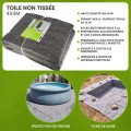 Toile non tissé protection des sols - 400 gr/m2 - 4x4m