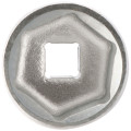 Douille 32 mm, acier au chrome vanadium, satinée, 6 pans,carré 1/2 - 12,7 mm - AUTOBEST