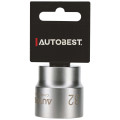 Douille 32 mm, acier au chrome vanadium, satinée, 6 pans,carré 1/2 - 12,7 mm - AUTOBEST