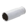 Douille longue 21 mm multi empreinte chrome vanadium - AUTOBEST