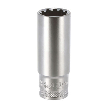 Douille longue 21 mm multi empreinte chrome vanadium - AUTOBEST