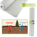Toile géotextile longueur 30Mx1M blanc - Densité 150g/m² - Indéchirable - Anti-Mauvaises Herbes - Paillage, systèmes de Drainage