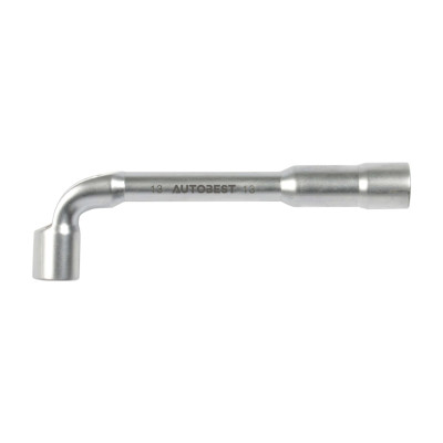 Clé à pipe débouchée, polie satinée, 6/12 pans, diamètre 13 mm - AUTOBEST