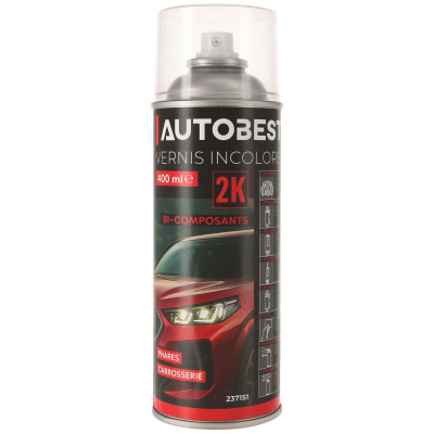 Vernis incolore 2K - 400 ml - Séchage 12 minutes