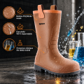 Botte de sécurité fourrée – Embout acier – S5 - Marron