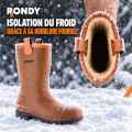 Botte de sécurité fourrée – Embout acier – S5 - Marron
