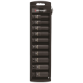 Jeu de 10 douilles longues à choc chrome molybdène 6 pans carré 1/2