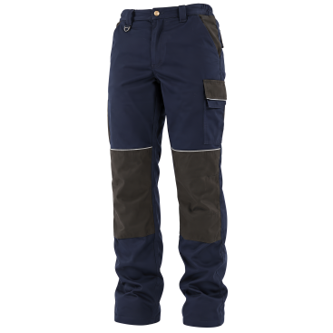 Pantalon de travail stretch avec poches genouillères - Marine 