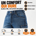 Jean de Travail Stretch Bleu RONDY 